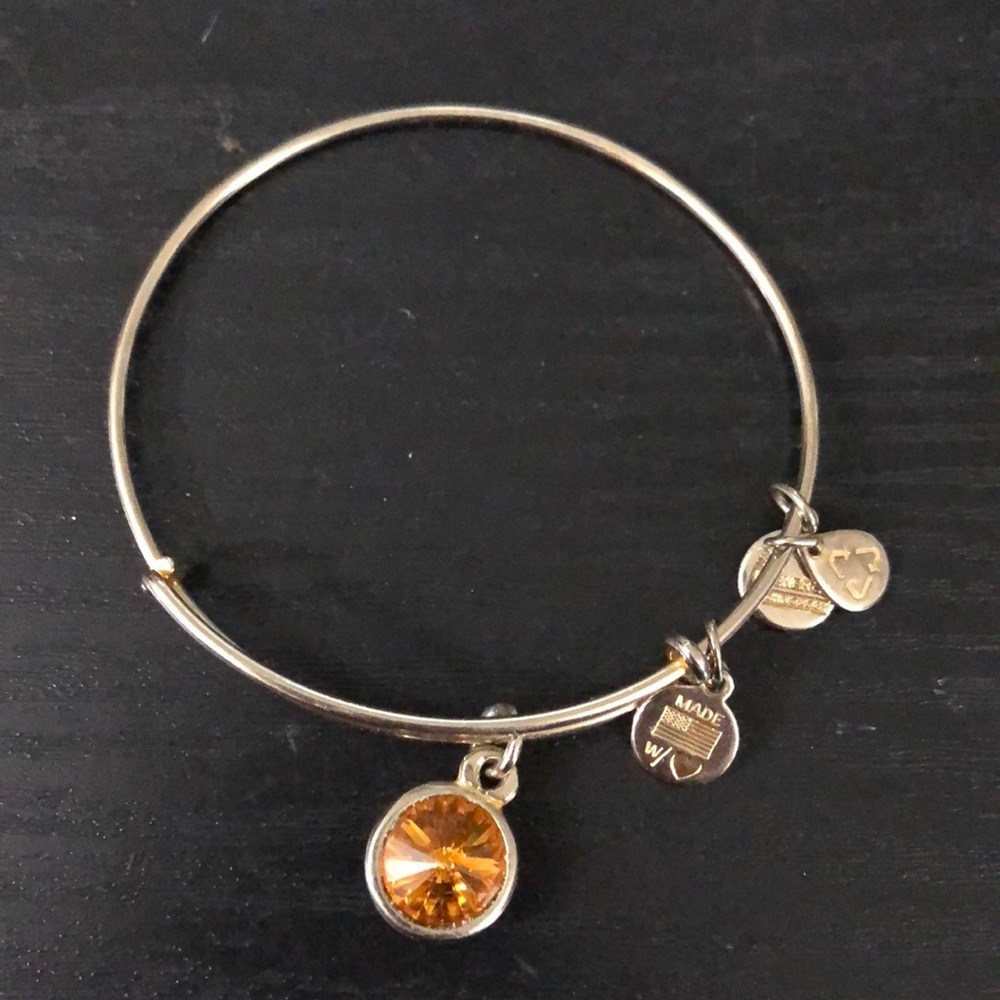Alex and Ani November Birthstone Bracelet - Picture 1 of 3